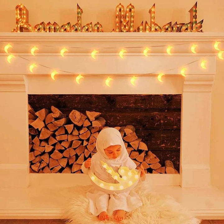 Bay + Birch™ Ramadan Crescent LED Lights - Bay + Birch