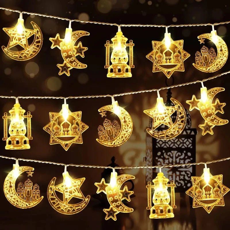 Bay + Birch™ Ramadan Crescent LED Lights - Bay + Birch