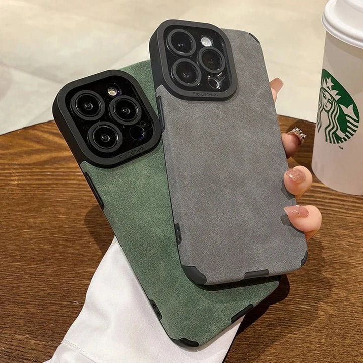 Bay + Birch™ Suede Armor iPhone Case - Bay + Birch