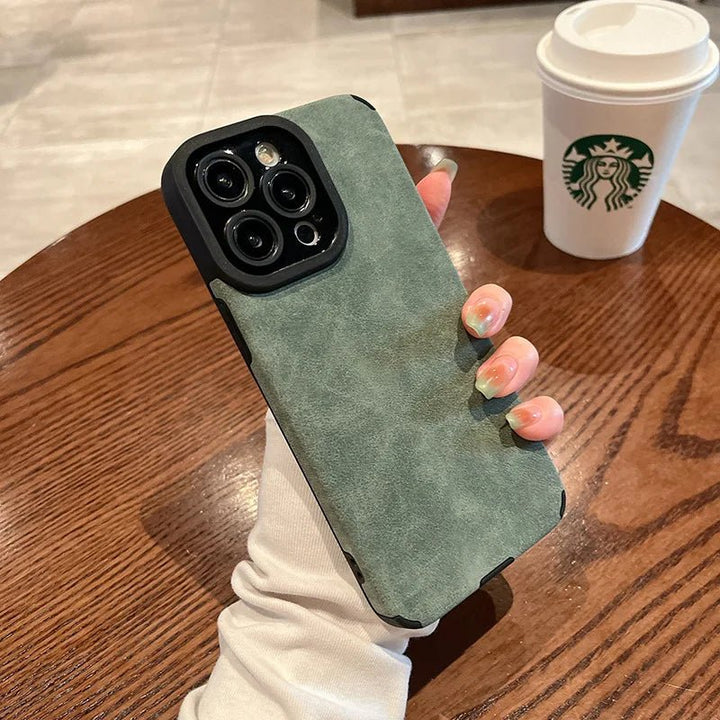 Bay + Birch™ Suede Armor iPhone Case - Bay + Birch