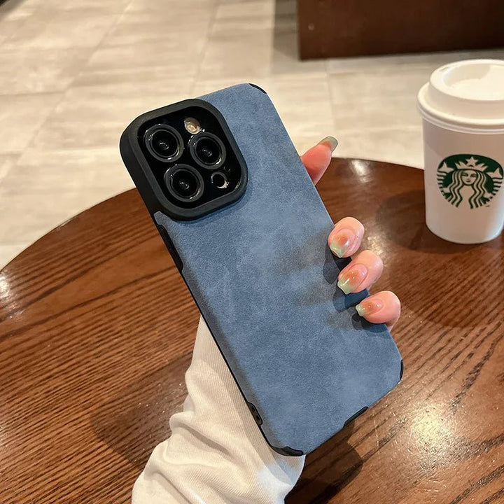 Bay + Birch™ Suede Armor iPhone Case - Bay + Birch