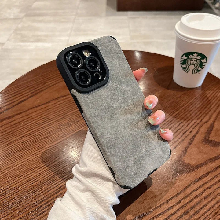 Bay + Birch™ Suede Armor iPhone Case - Bay + Birch