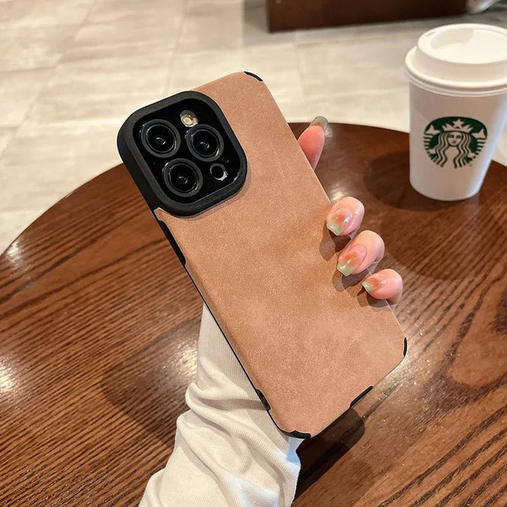 Bay + Birch™ Suede Armor iPhone Case - Bay + Birch