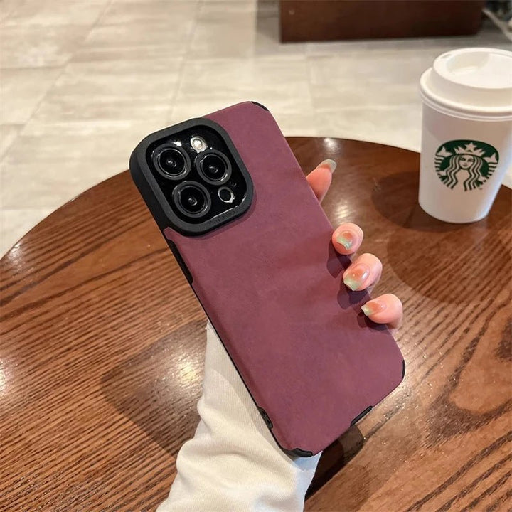 Bay + Birch™ Suede Armor iPhone Case - Bay + Birch