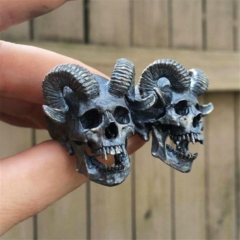 Vintage Skull Ring - Luca Mancini